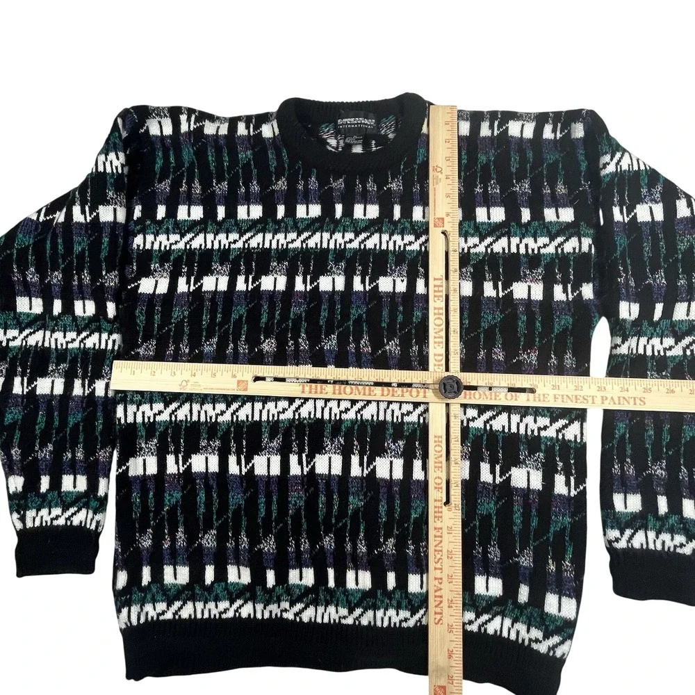 Vintage Expressions‎ Cosby Sweater Mens XL Striped Knit Grandpacore 90s